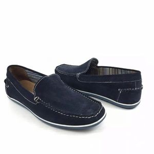 Salamander Matheus Blue Suede Loafers Sz 44 US 10